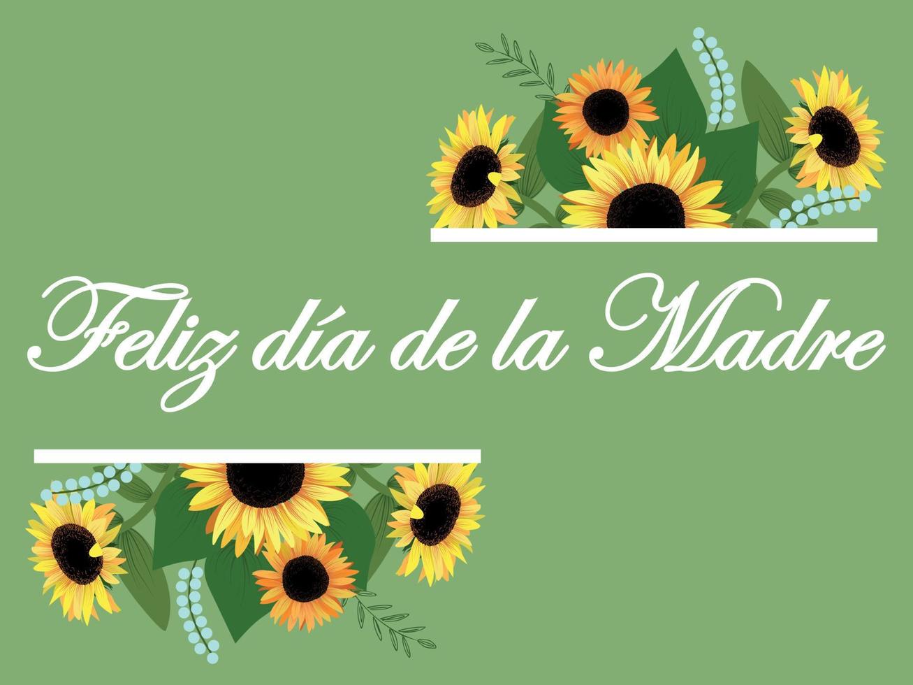 feliz dia de la madre vettore