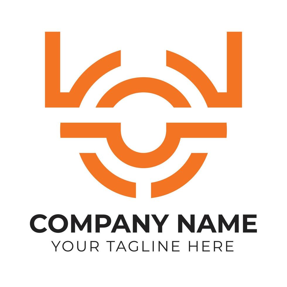 professionale aziendale moderno attività commerciale logo design gratuito vettore