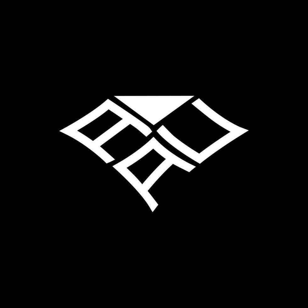 aau lettera logo creativo design con vettore grafico, aau semplice e moderno logo.