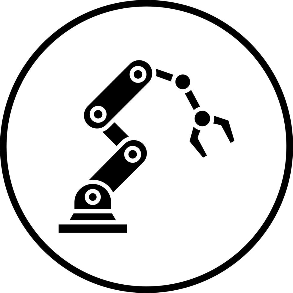 robotica vettore icona stile
