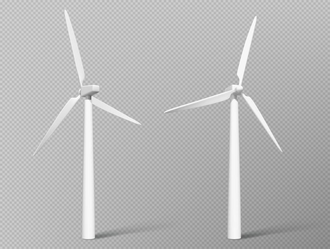 3d vento energia Generatore turbina icona nel vettore