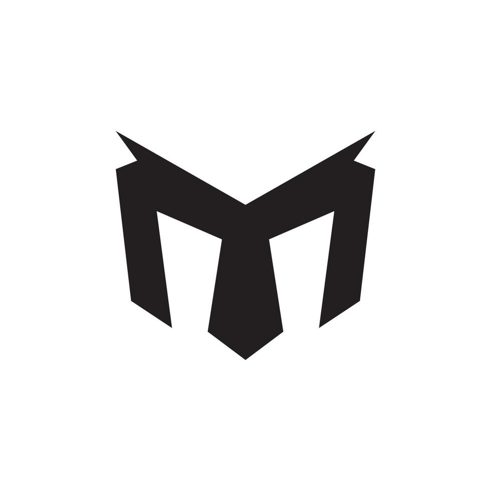 m lettera logo design vettore modello