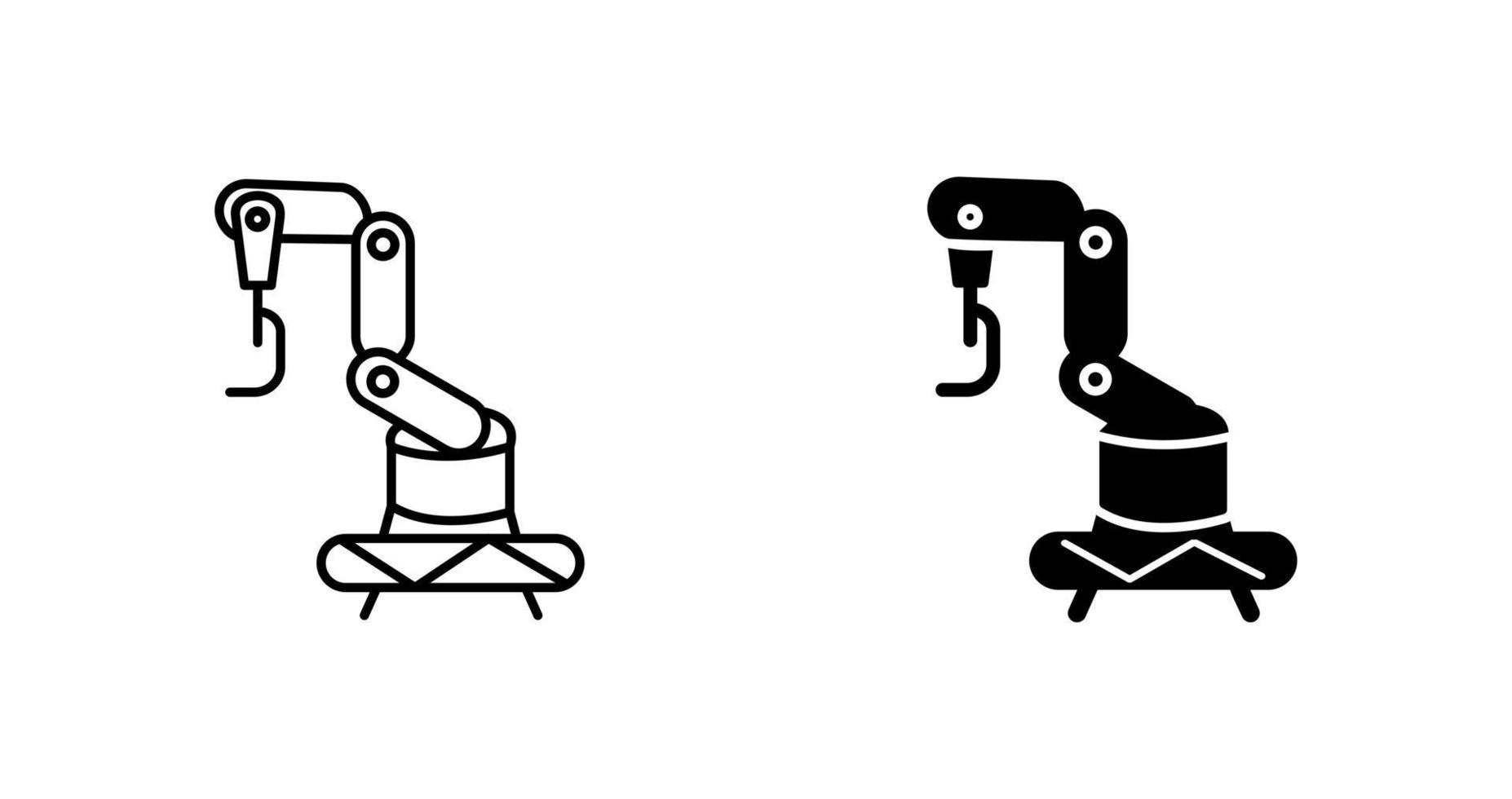 industriale robot vettore icona
