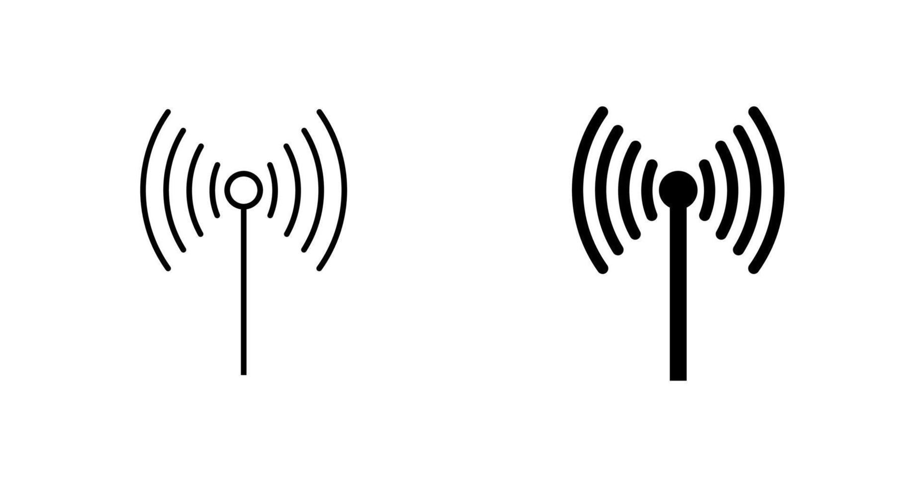 Wi-Fi cartello vettore icona