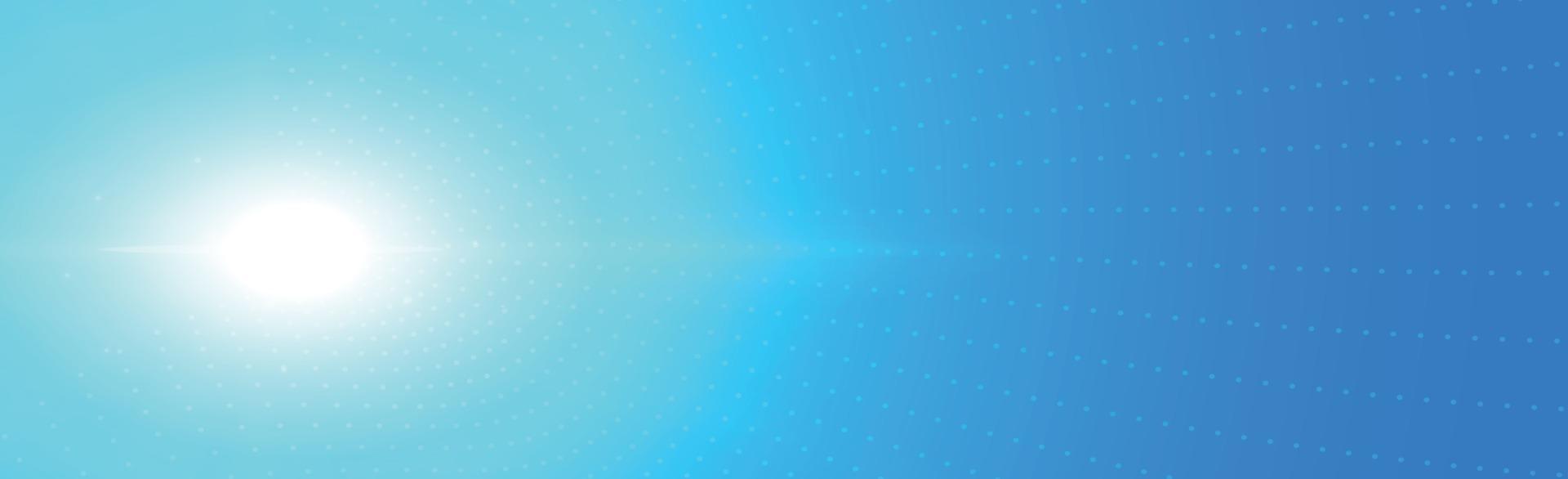 sfondo soleggiato panoramico in morbido colore blu - illustrazione vettore