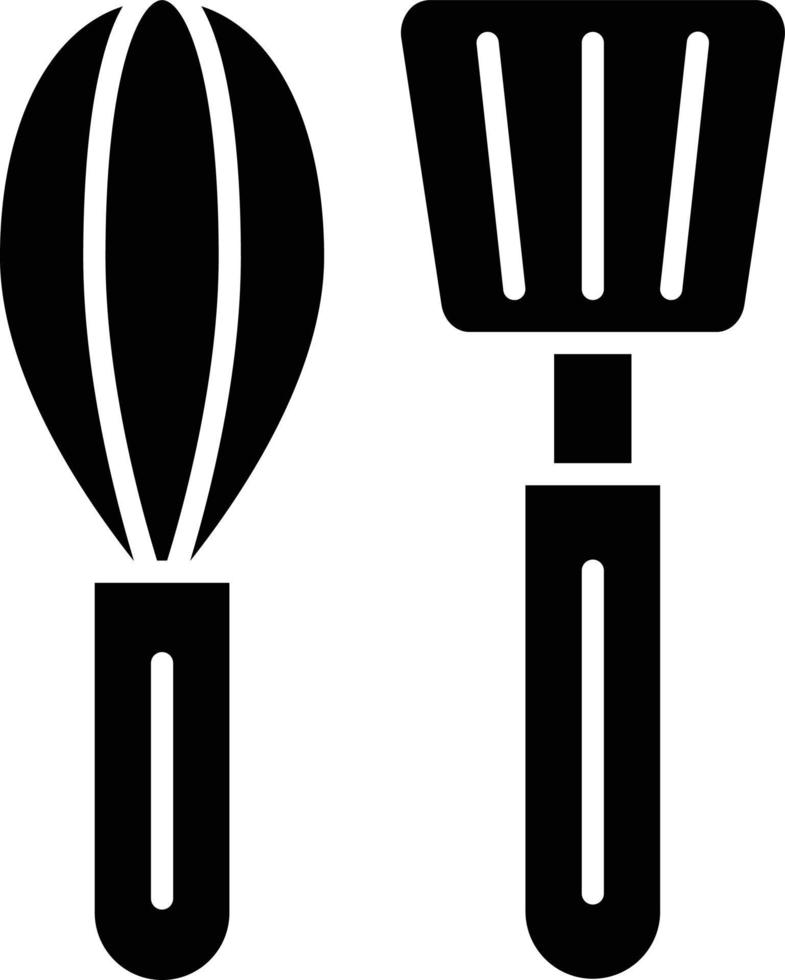 vettore design cucinando utensili icona stile