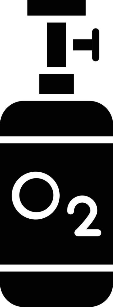 vettore design ossigeno serbatoio icona stile