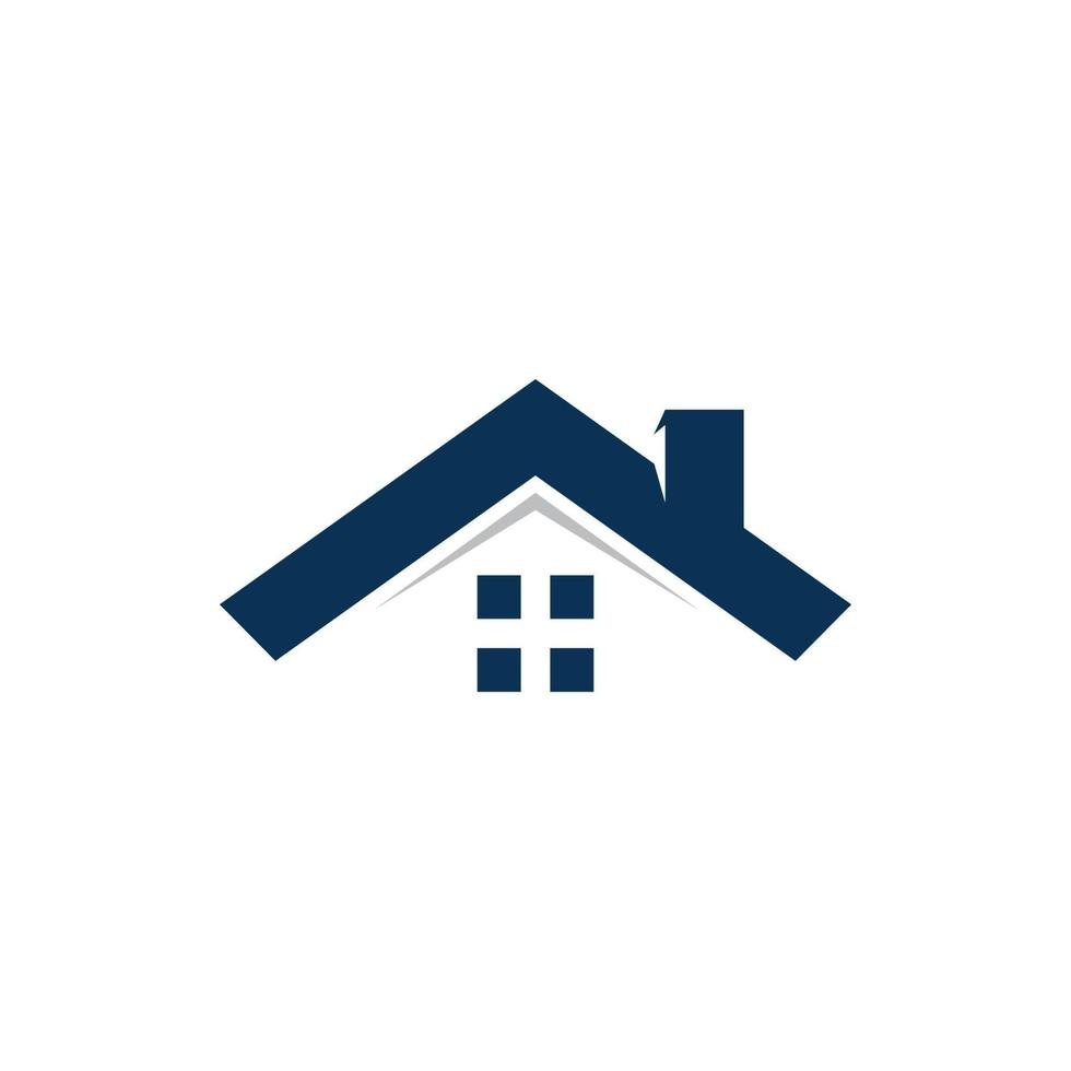 design del logo immobiliare, segno dell'azienda. logo vettoriale