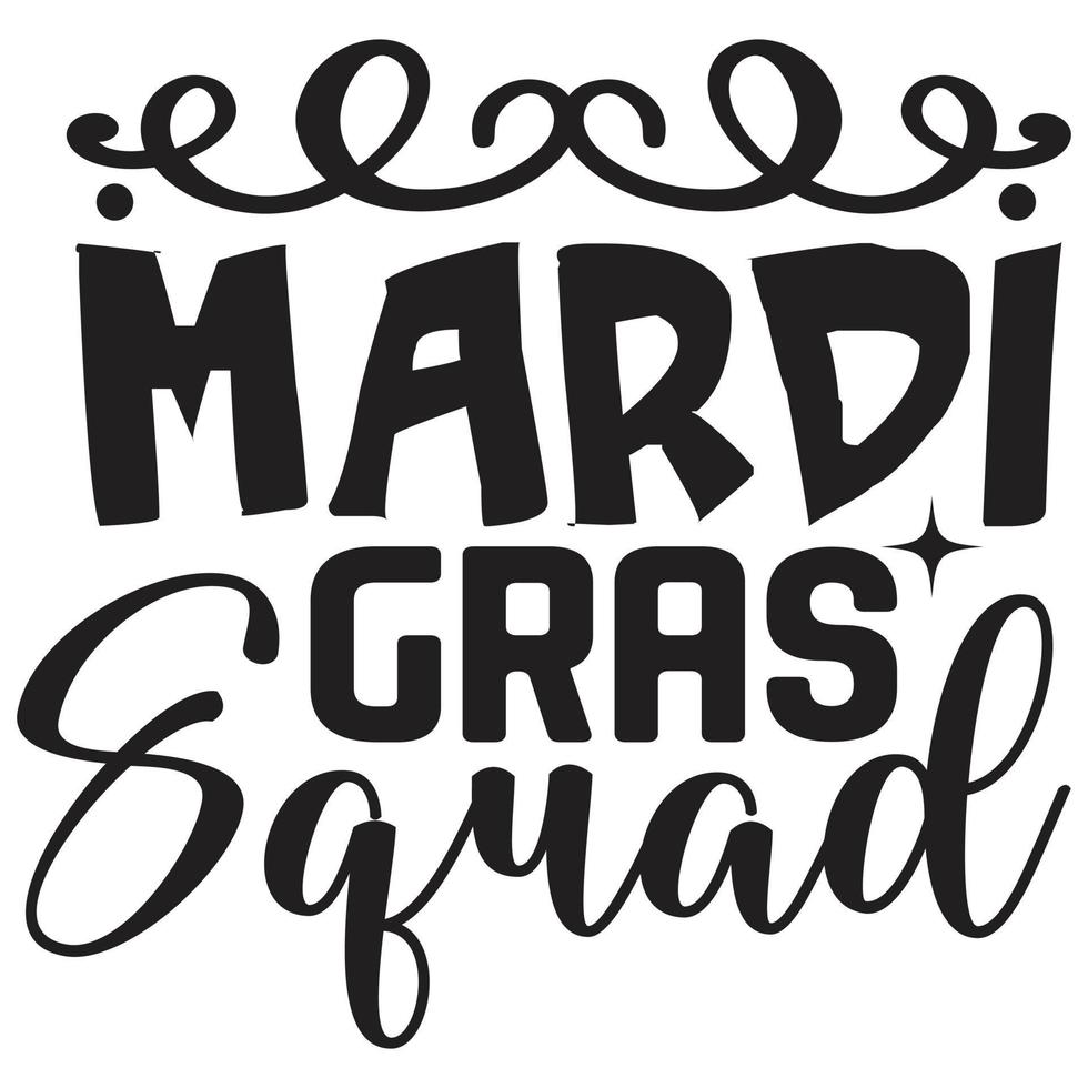 mardi gras squadra vettore