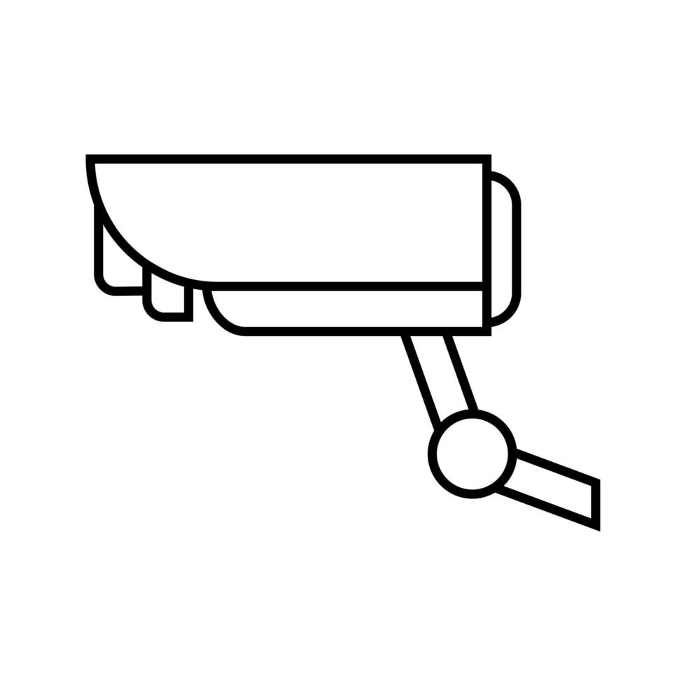 moderno cctv icona vettore impostare. webcam illustrazione cartello collezione. osservazione simbolo.
