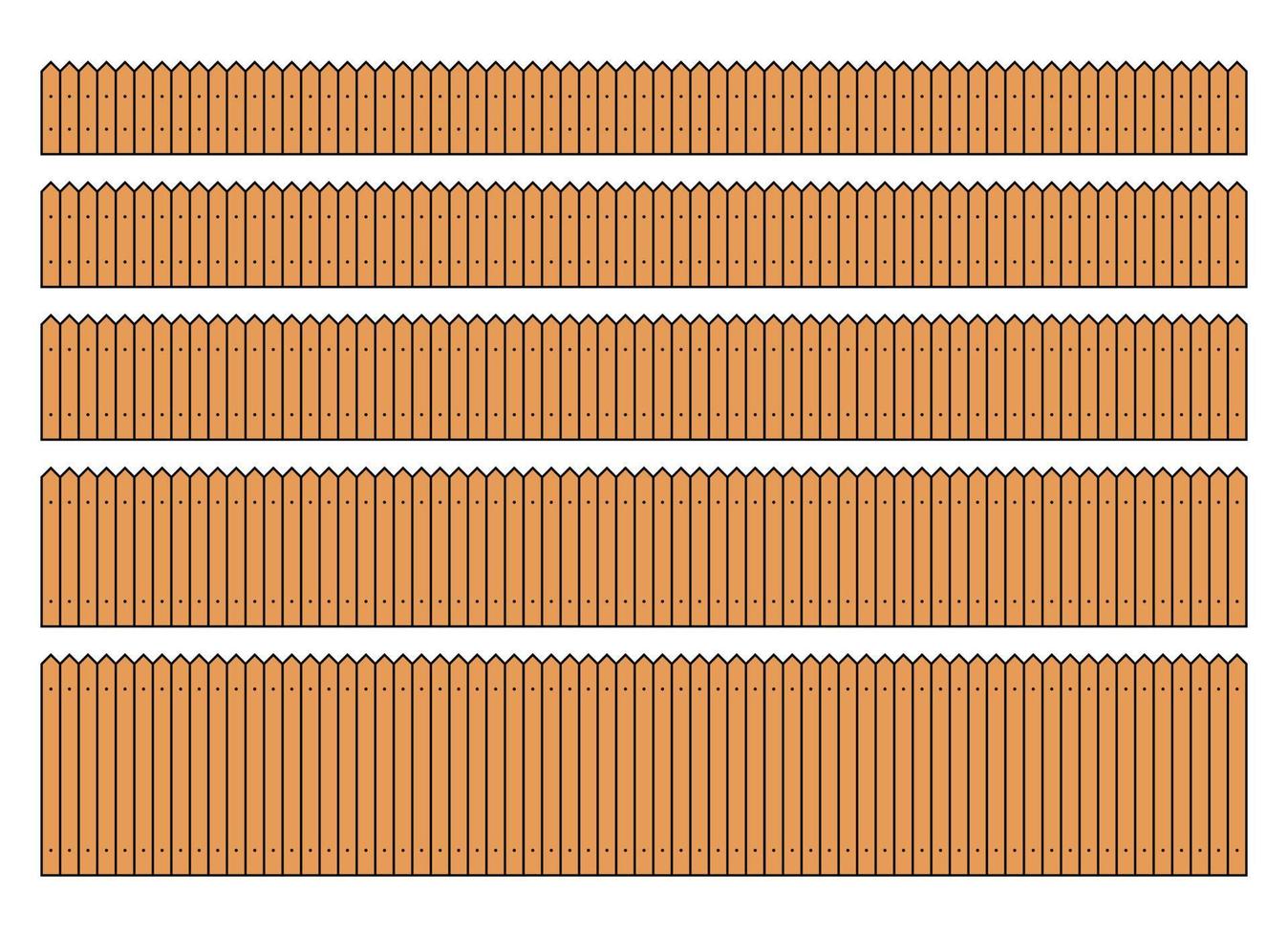 colorato schema recinto nel piatto stile vettore illustrazione isolato su bianca