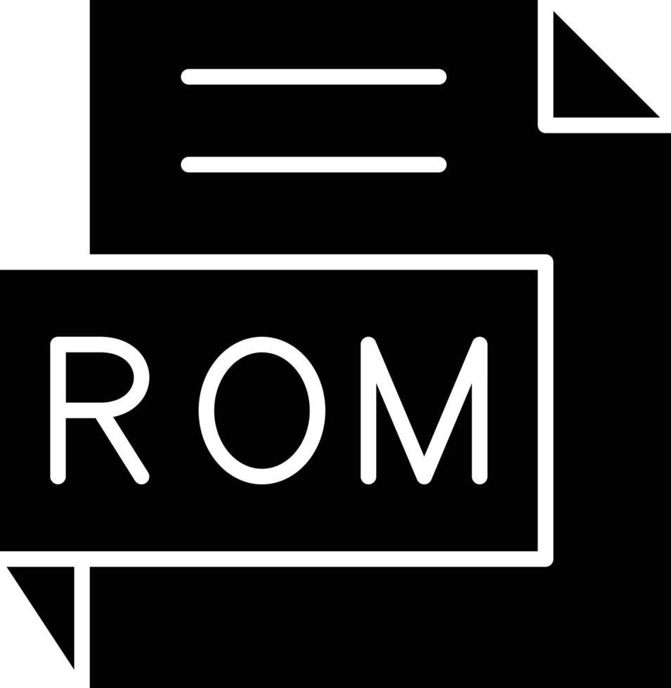 vettore design rom icona stile