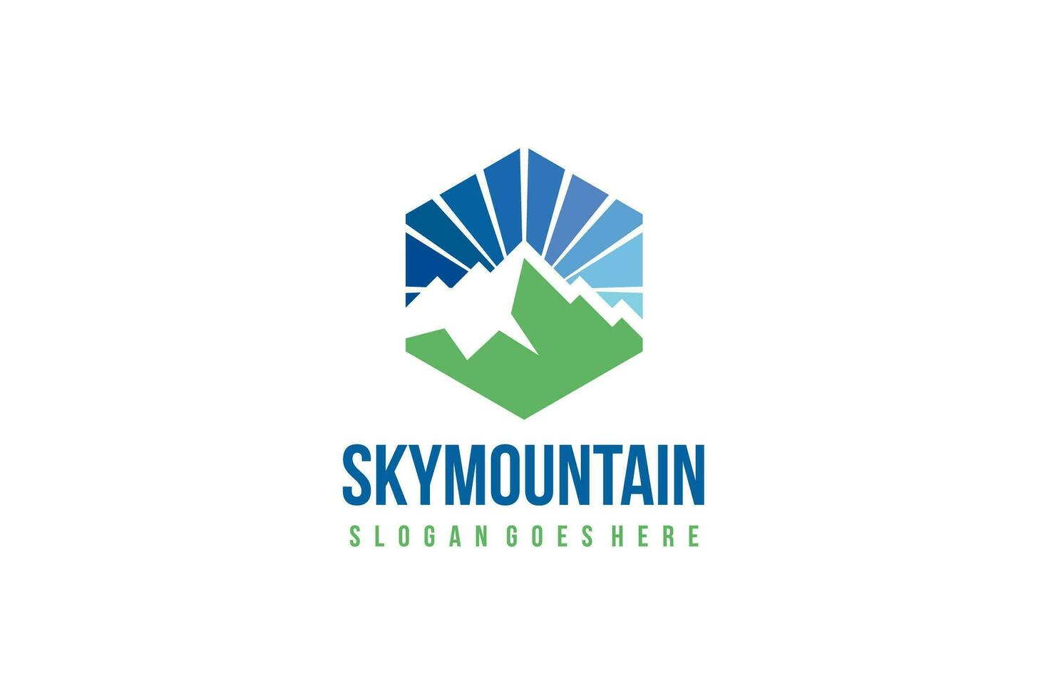 Logo Sky Mountain vettore
