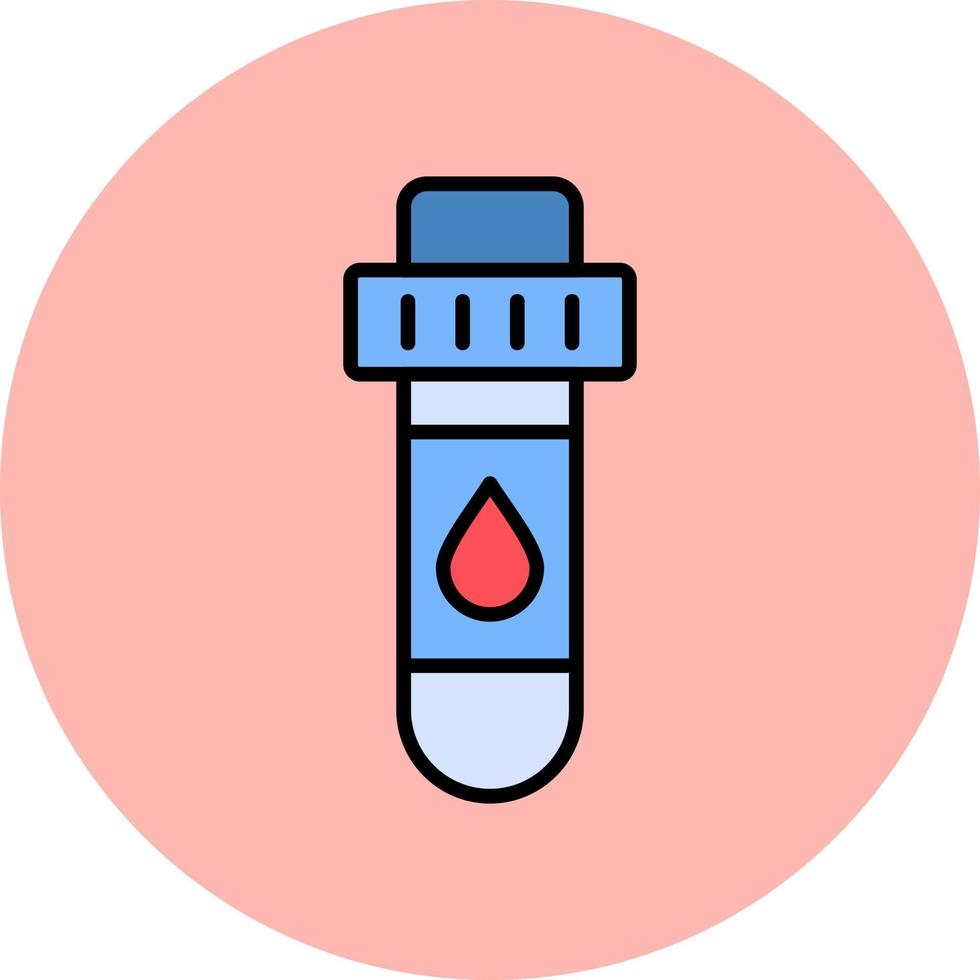 icona del vettore di analisi del sangue
