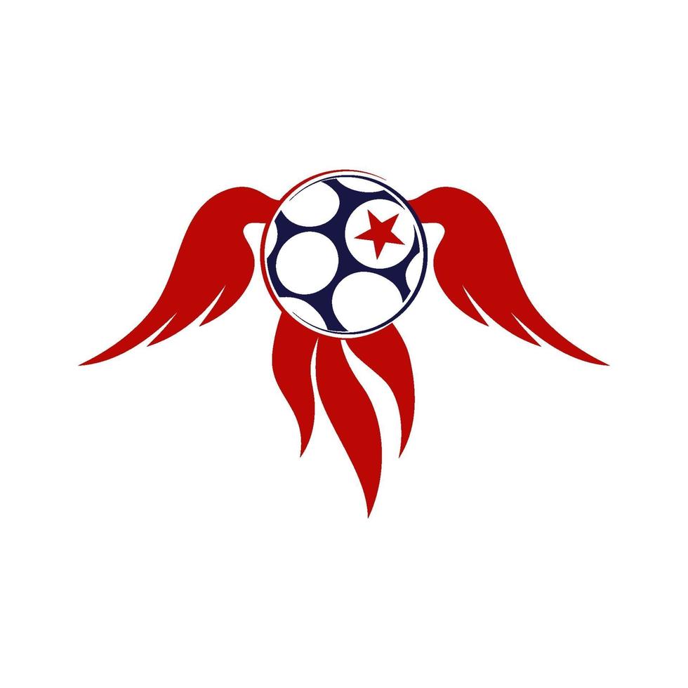 modelli di progettazione di logo di distintivo di calcio di calcio vettore di sport