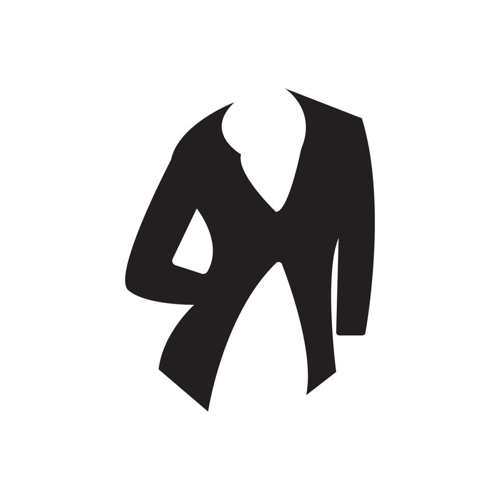 cardigan simbolo icona, logo illustrazione design modello vettore