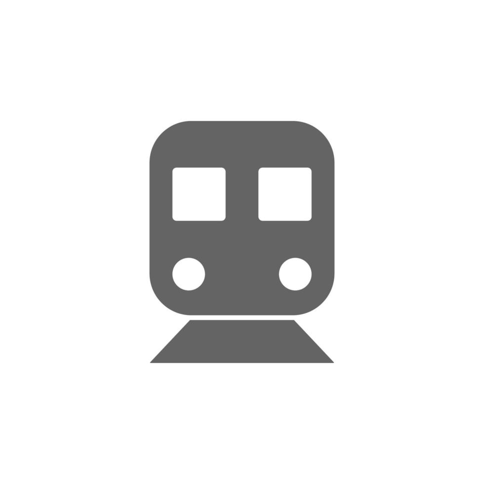 ferrovia, cartello vettore icona