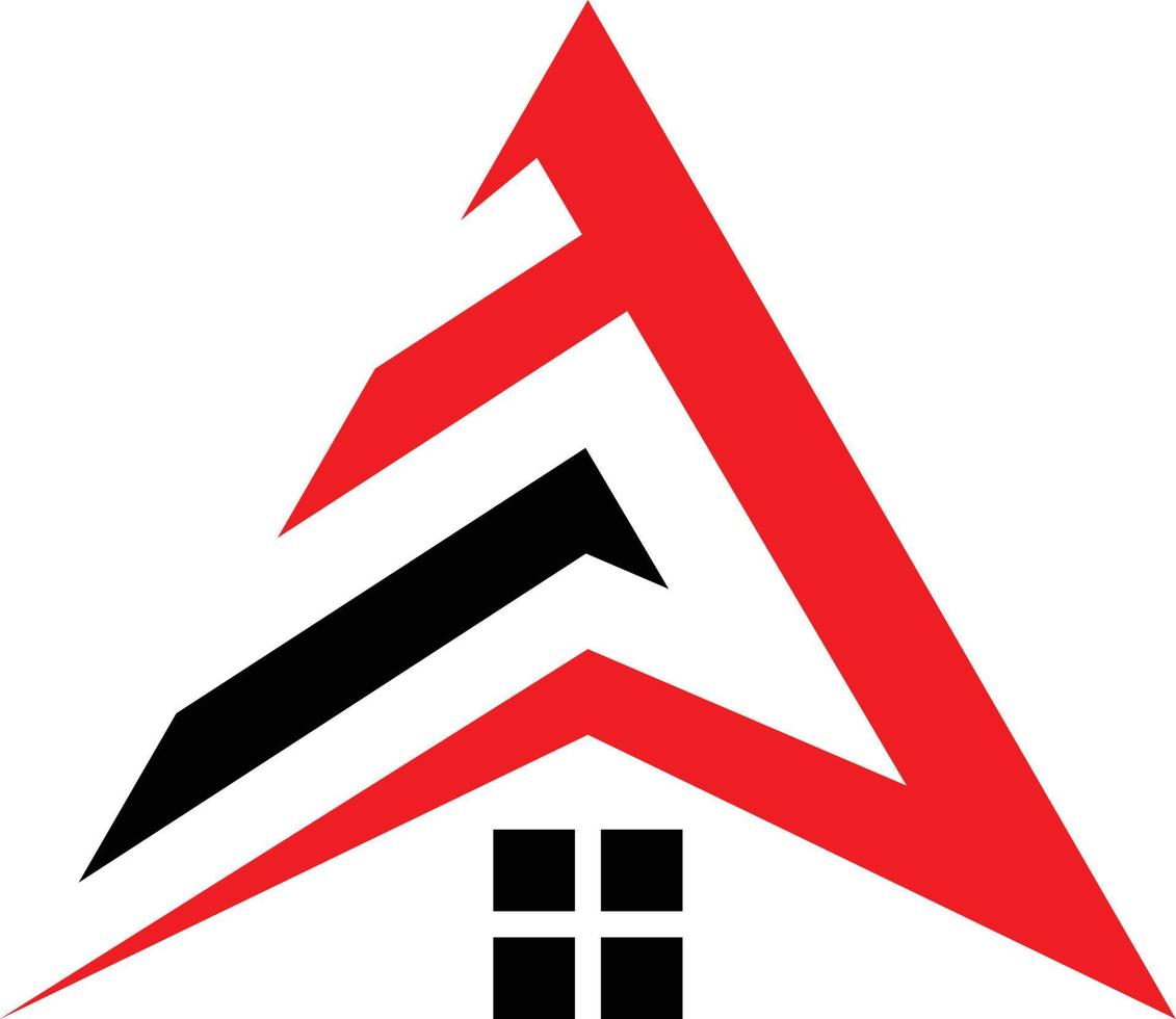 logo immobiliare moderno vettore