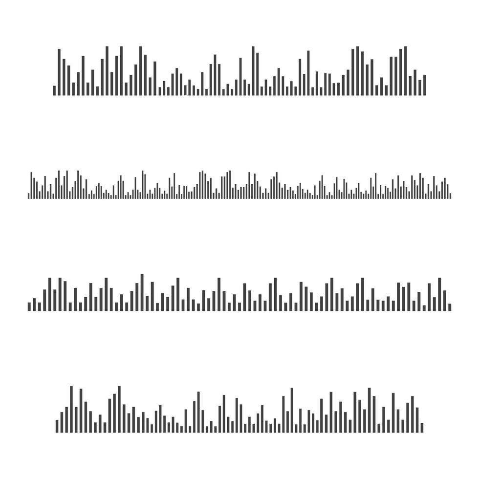 illustrazione vettoriale di onde sonore