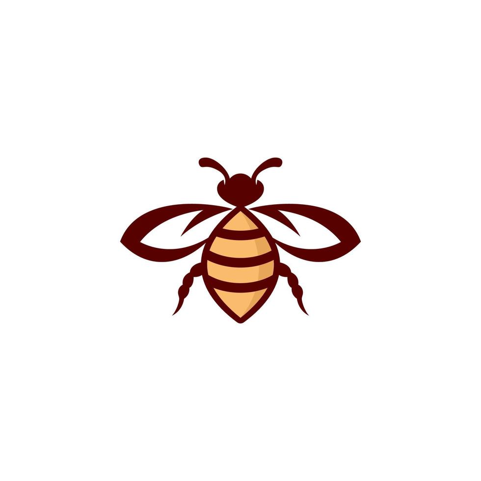 un' ape logo con un' immagine di un' ape su esso vettore
