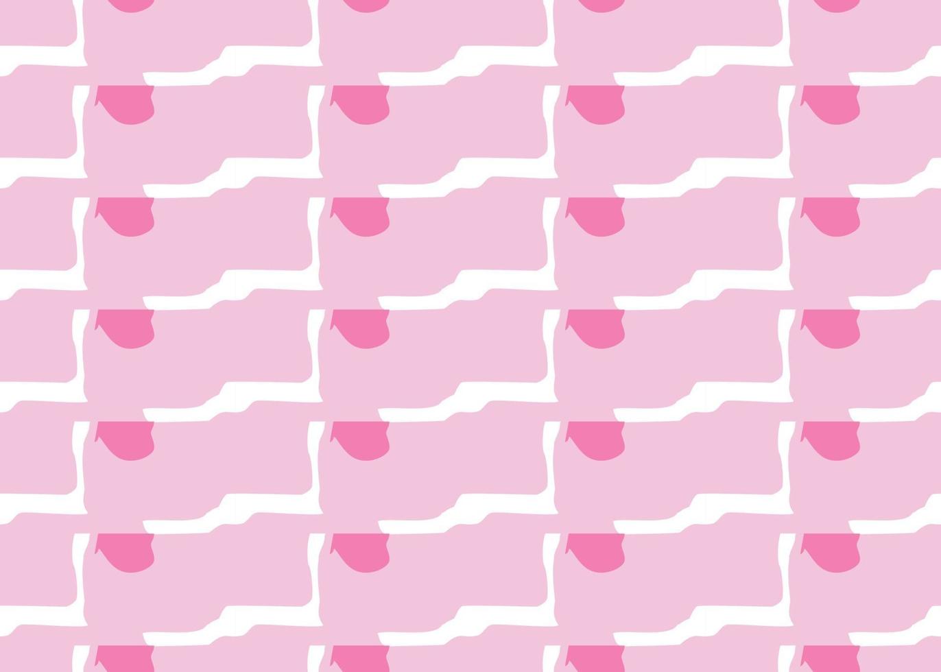 Vector texture di sfondo, seamless pattern. colori disegnati a mano, rosa, bianchi.