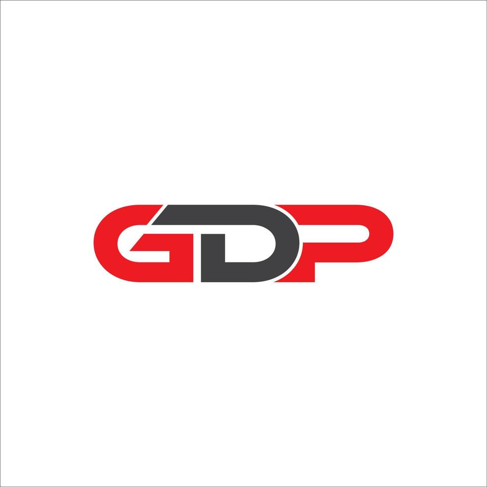 lettera g d p logo vettore
