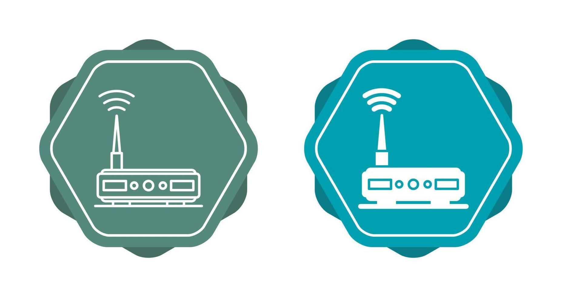 Wi-Fi router vettore icona