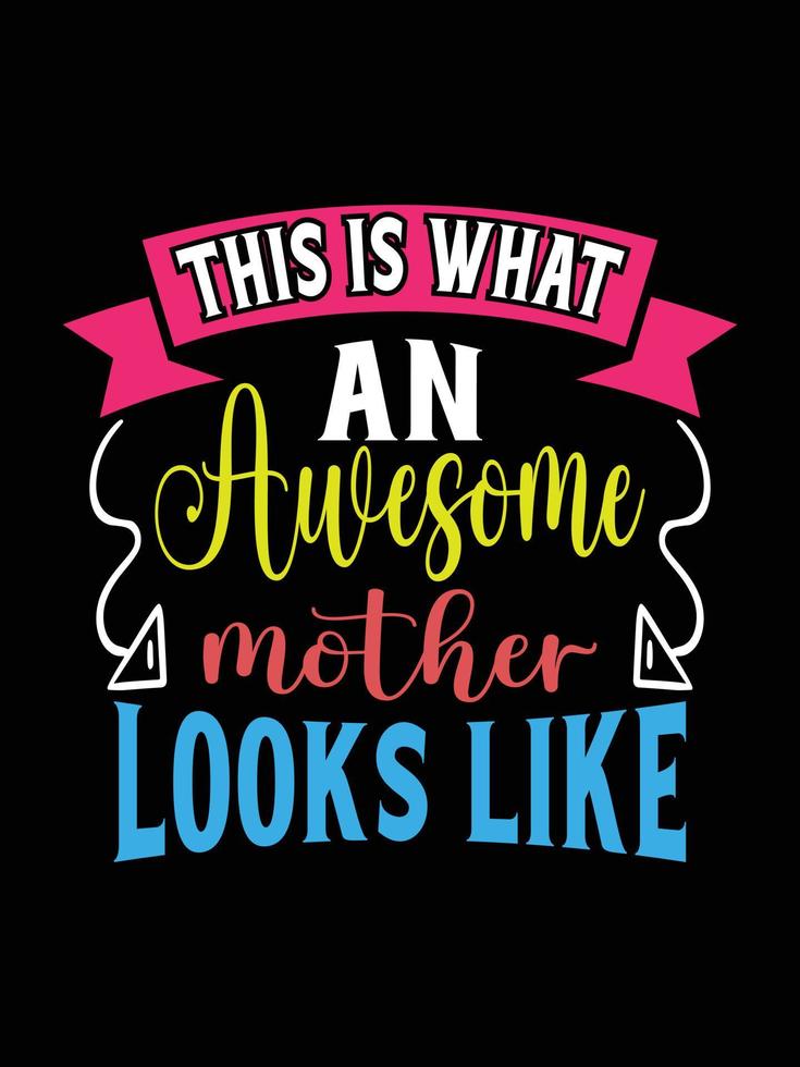 colorato lettering madri giorno citazione contento mamma camicia vettore tipografia mammina gli amori maglietta design