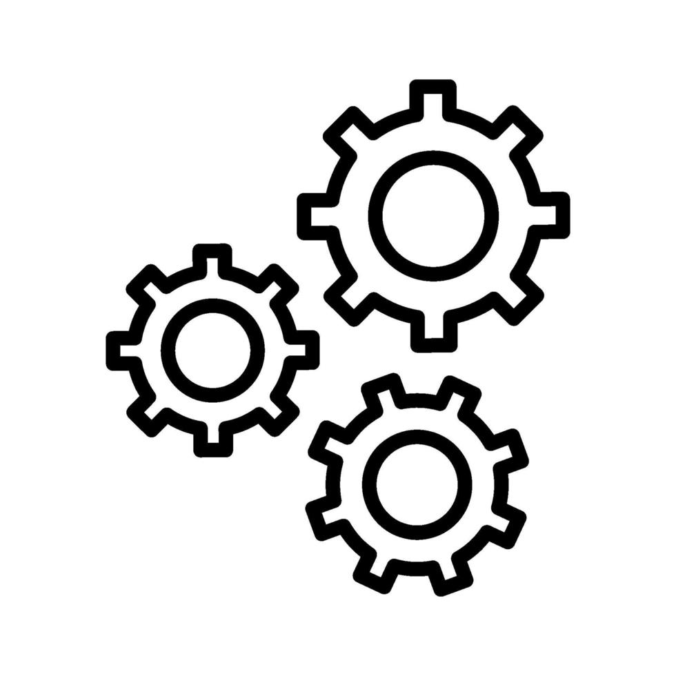 icona di vettore di configurazione