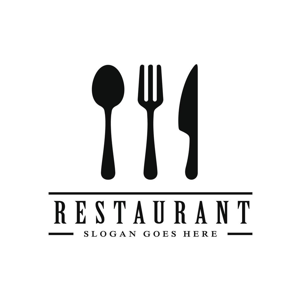 ristorante, resto, cibo Tribunale, bar logo vettore