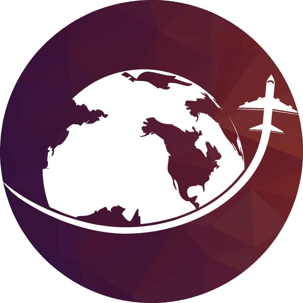 viaggio agenzia vettore logo modello. vacanza logo modello globo in viaggio logo vettore design.