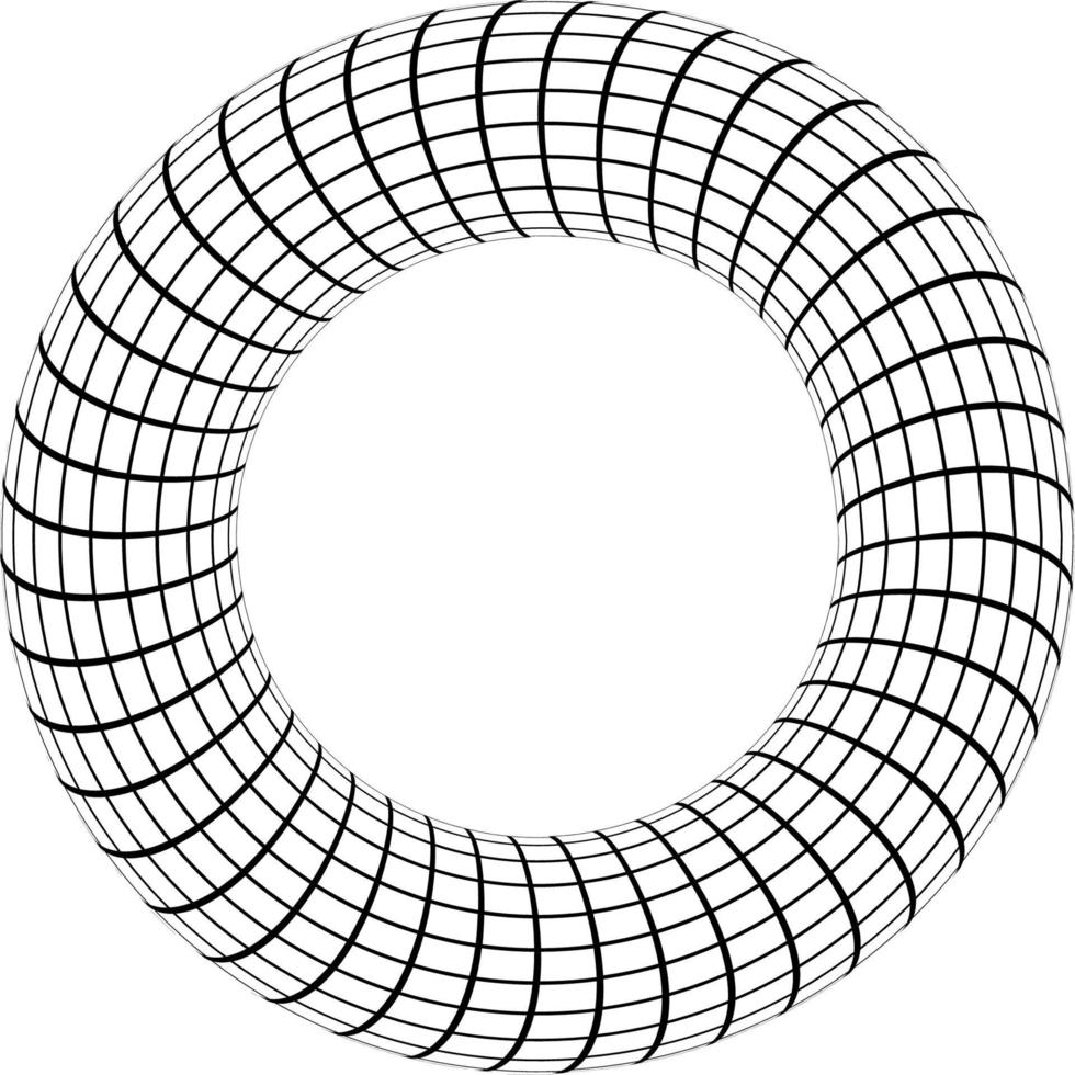 toro toroide geometrico forma nel forma ciambella vettore