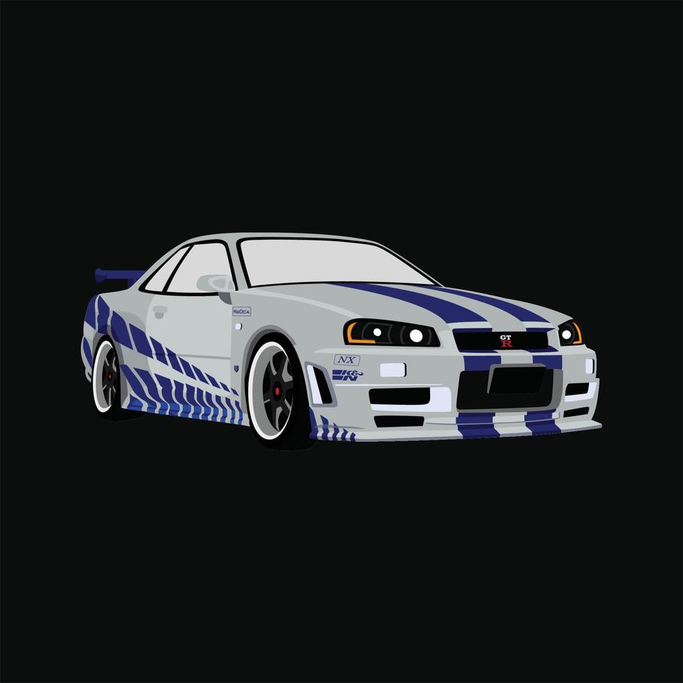 nissan orizzonte R34 vettore