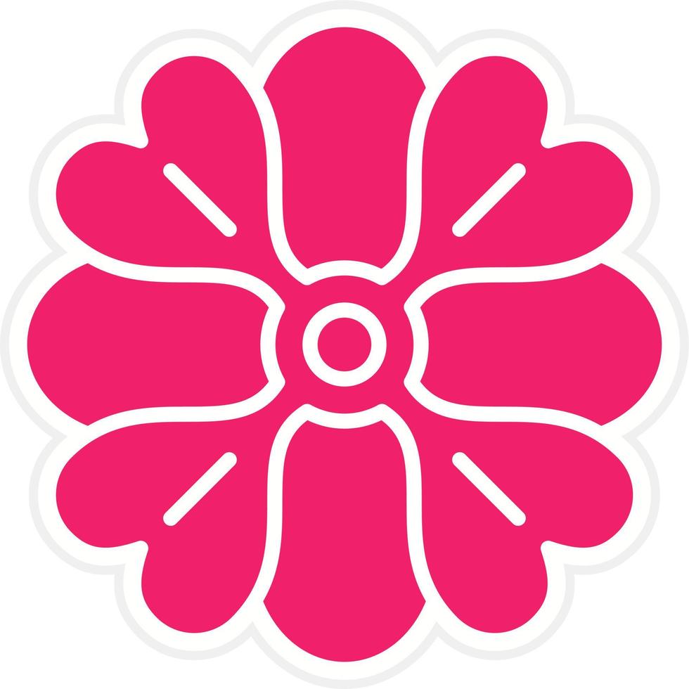 anemone vettore icona stile