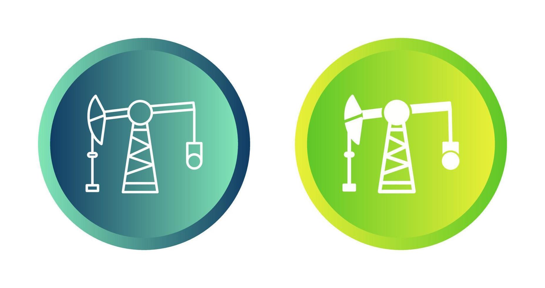 pumpjack vettore icona