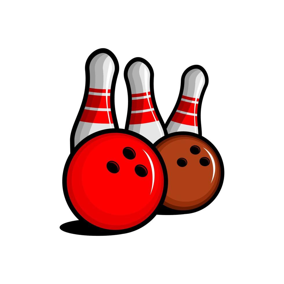 bowling vettore design