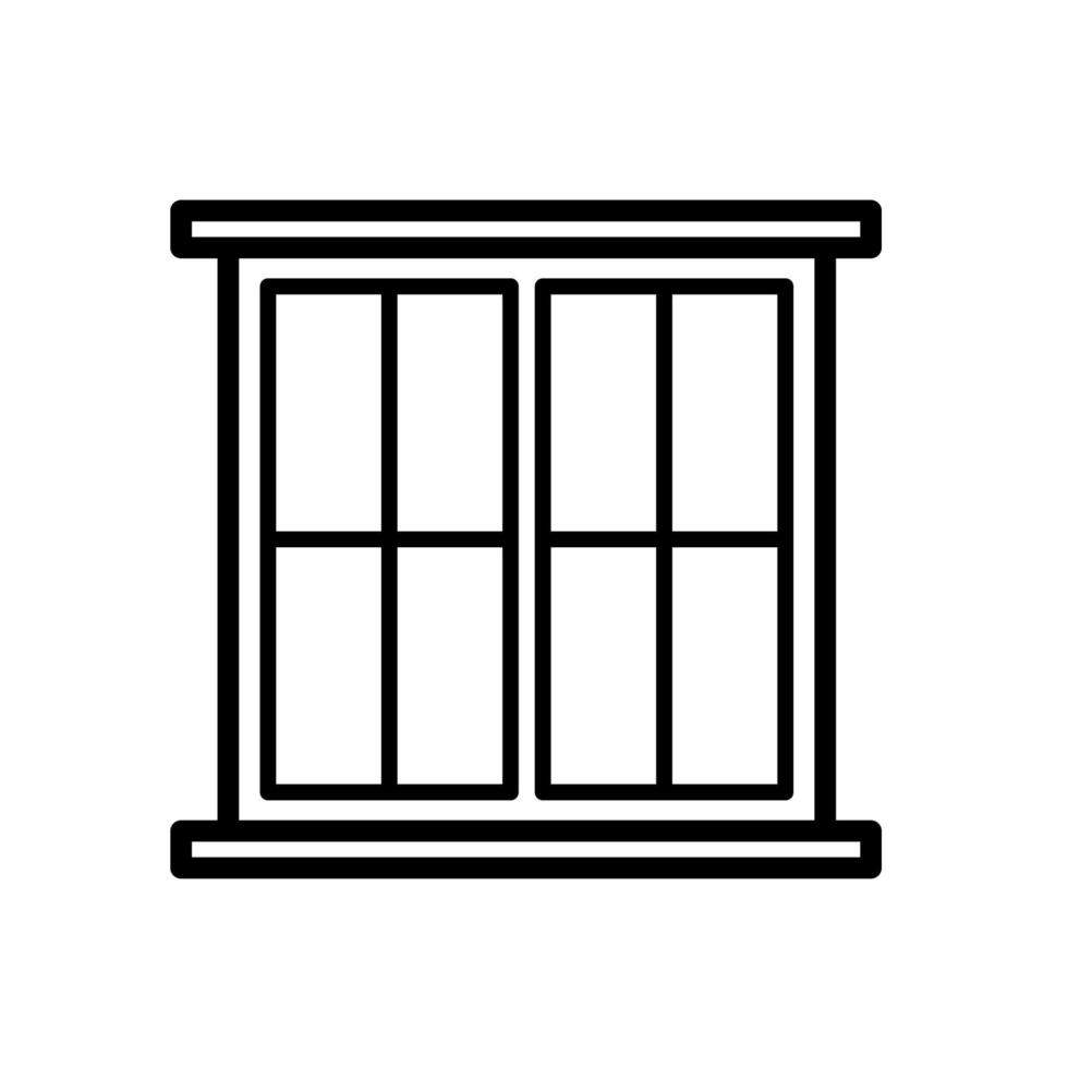 finestra icona design vettore