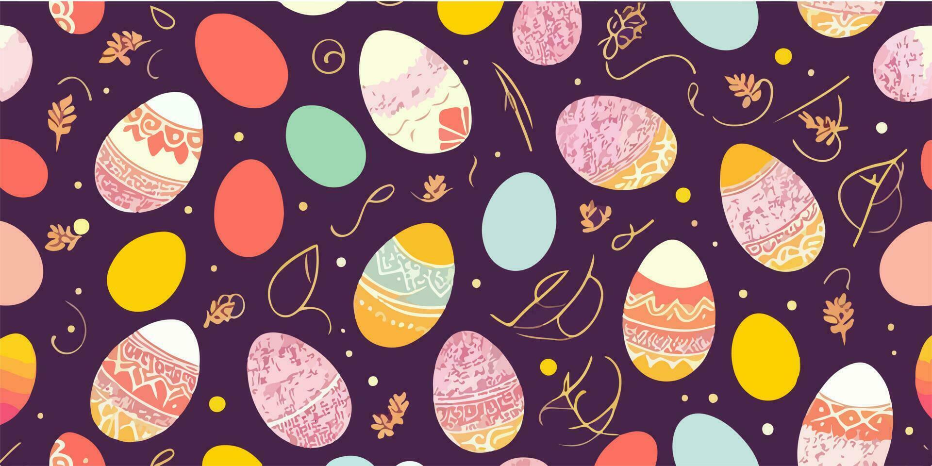 vettore illustrazione di Pasqua uovo tradizione