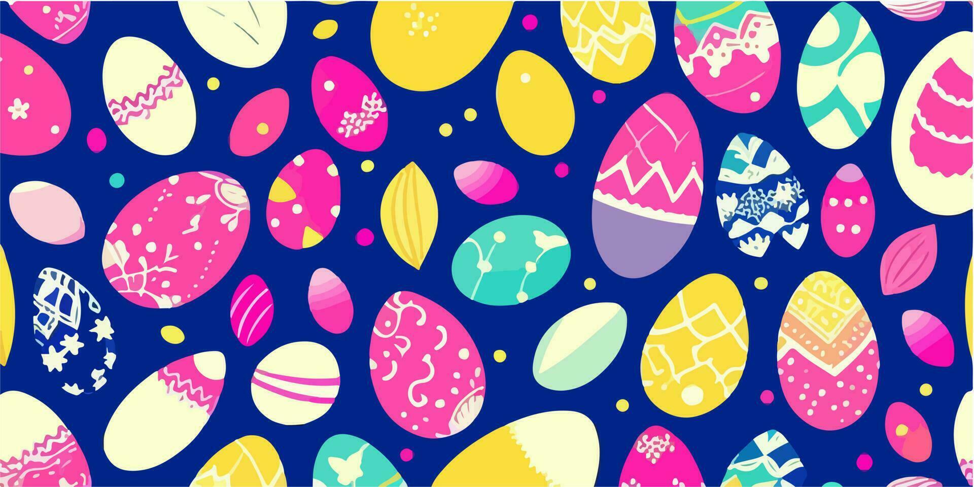 vettore illustrazione di Pasqua uovo vacanza