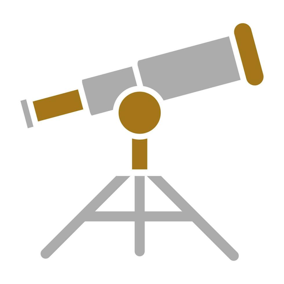 telescopio vettore icona stile