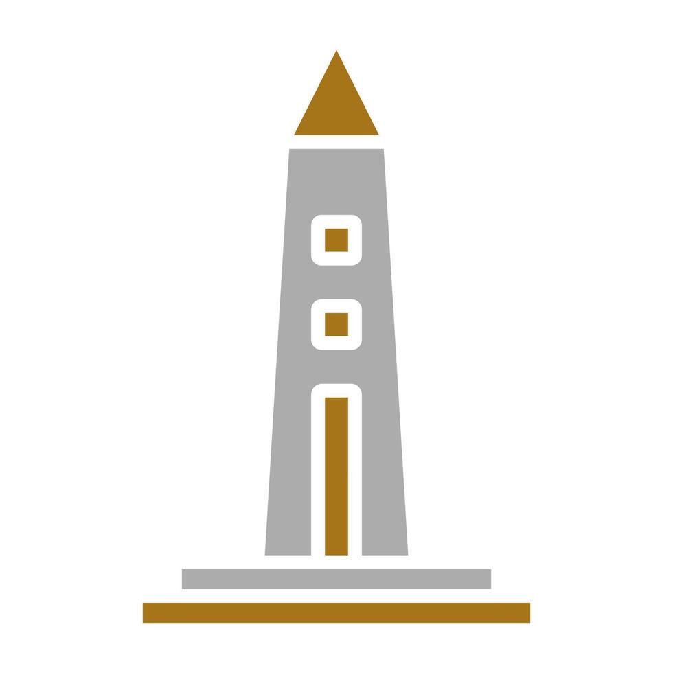 obelisco vettore icona stile
