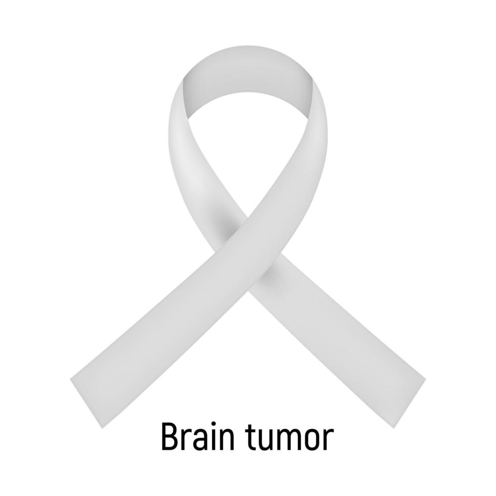 cancro nastro. cervello tumore. vettore illustrazione.