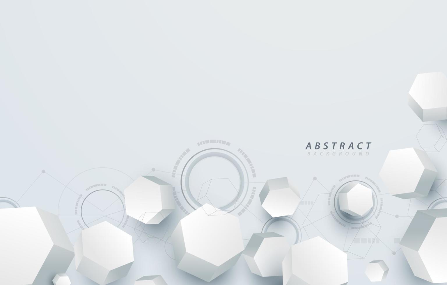 sfondo geometrico bianco moderno e creativo o design di banner. vettore