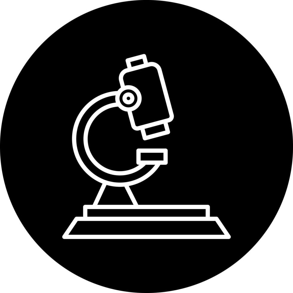 microscopio vettore icona stile