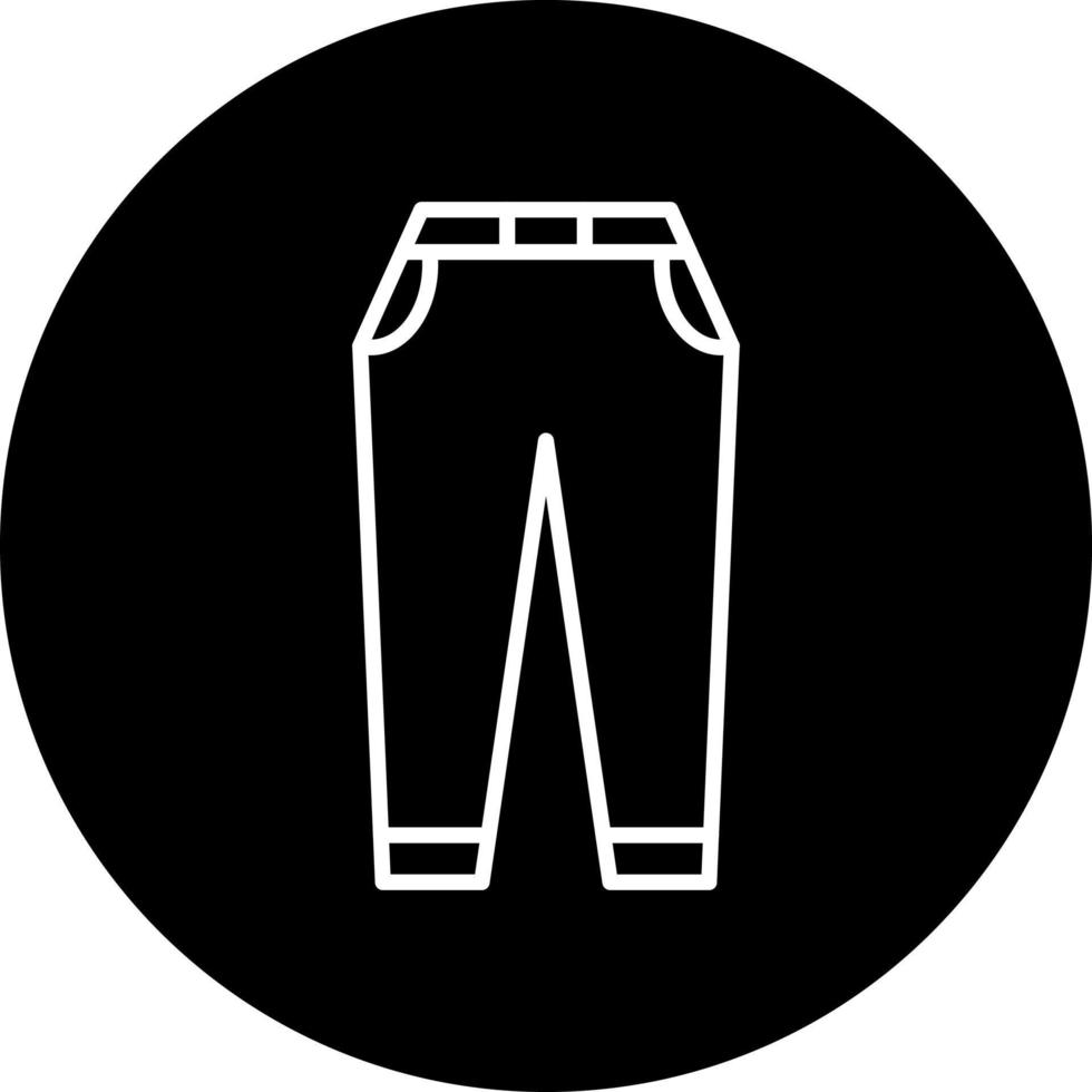 pantaloni vettore icona stile