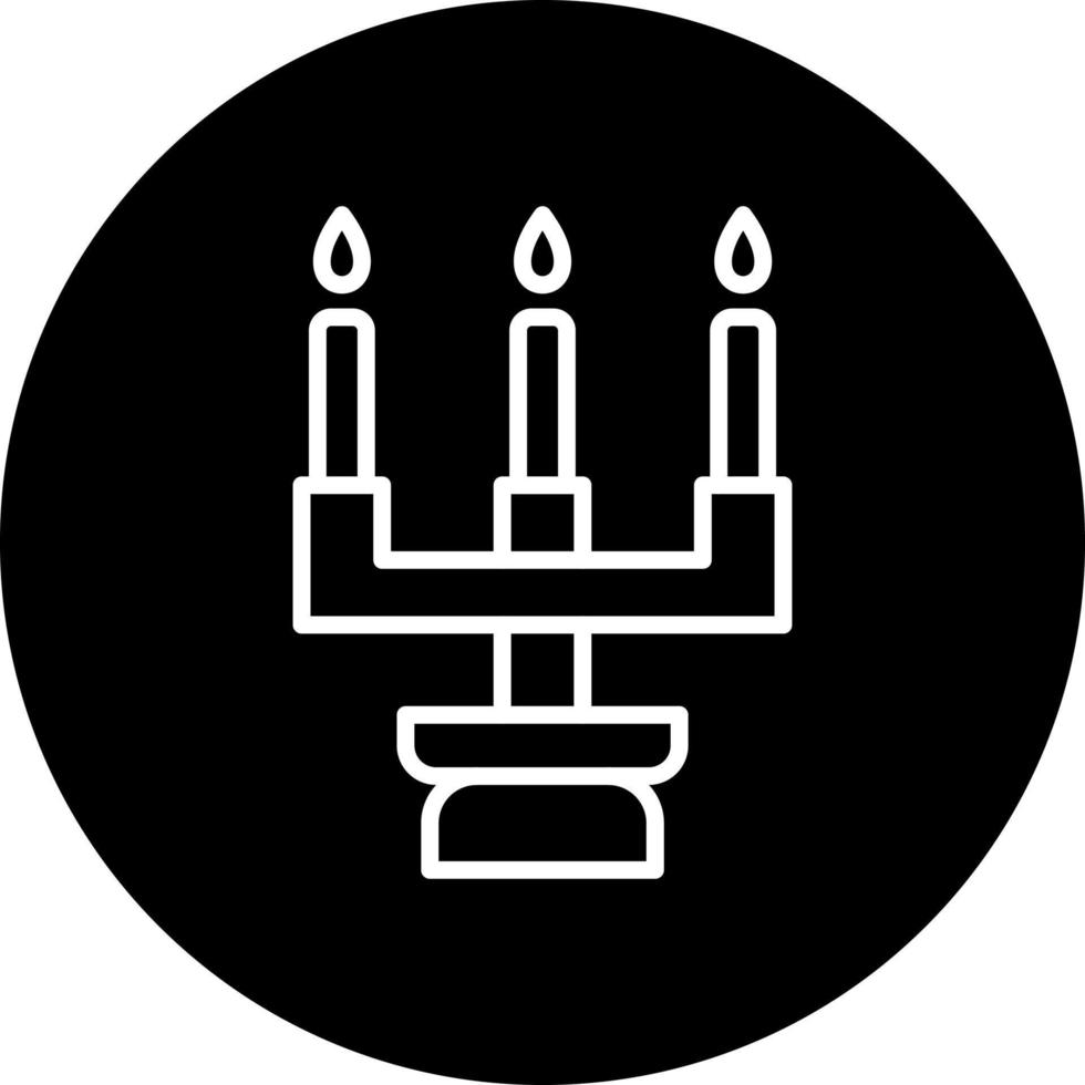 candeliere vettore icona stile