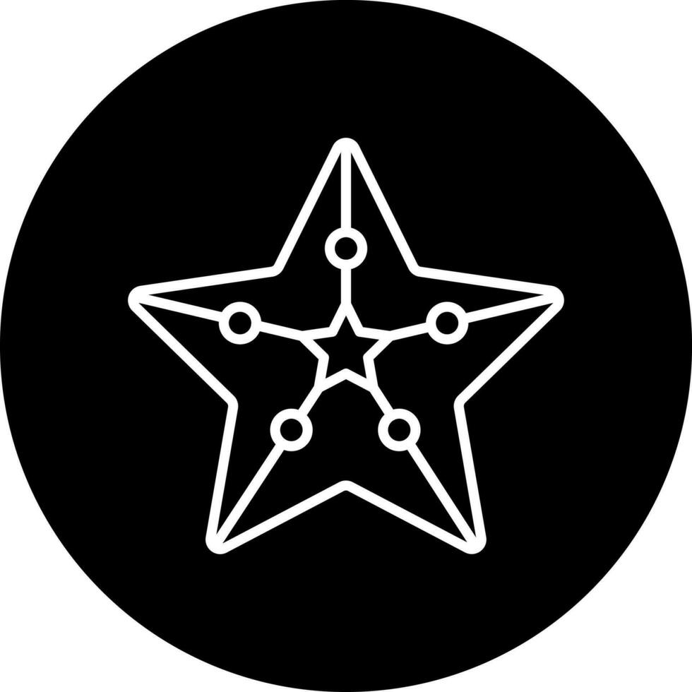 stella marina vettore icona stile