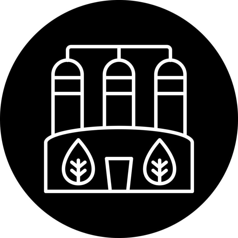 biogas vettore icona stile