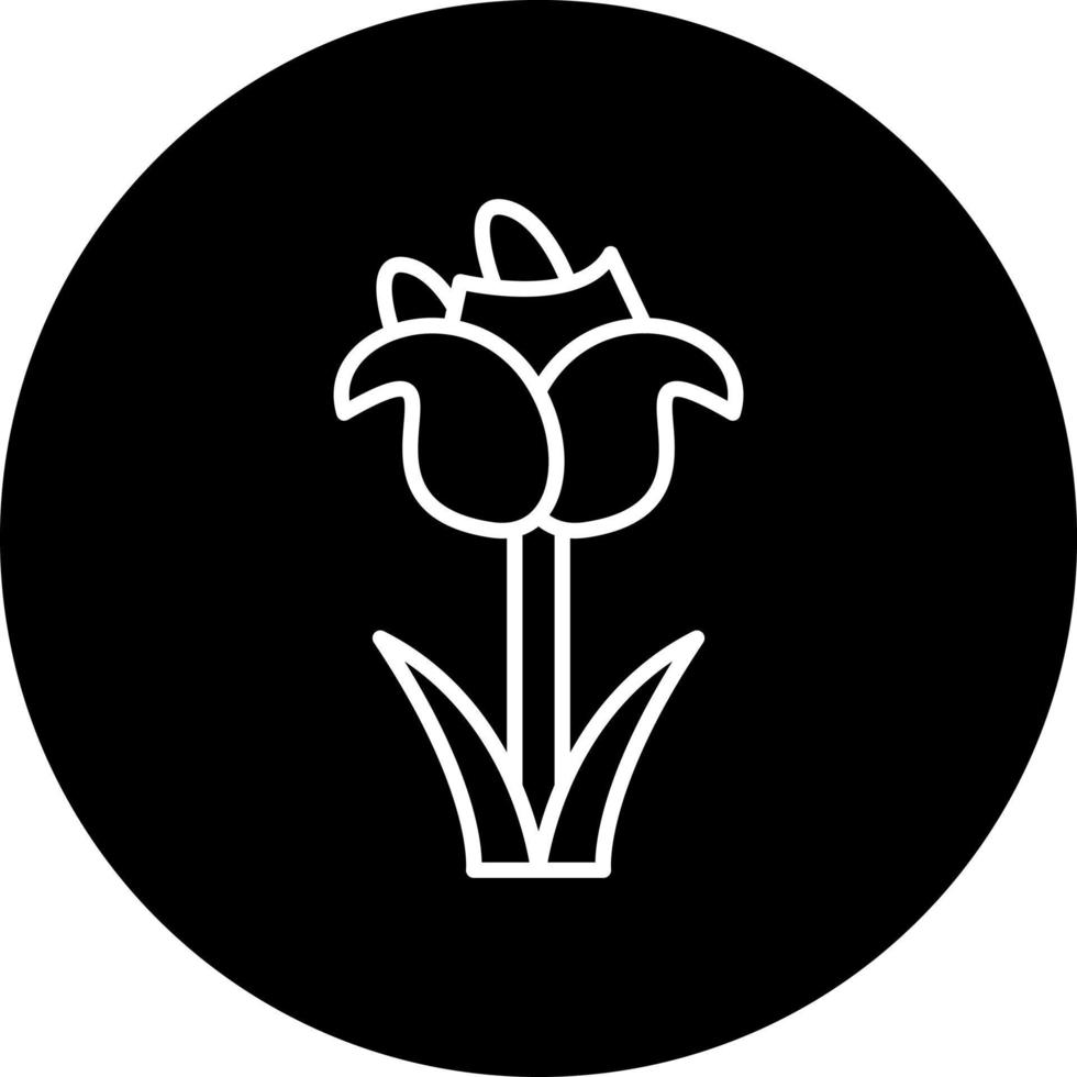 tulipano vettore icona stile