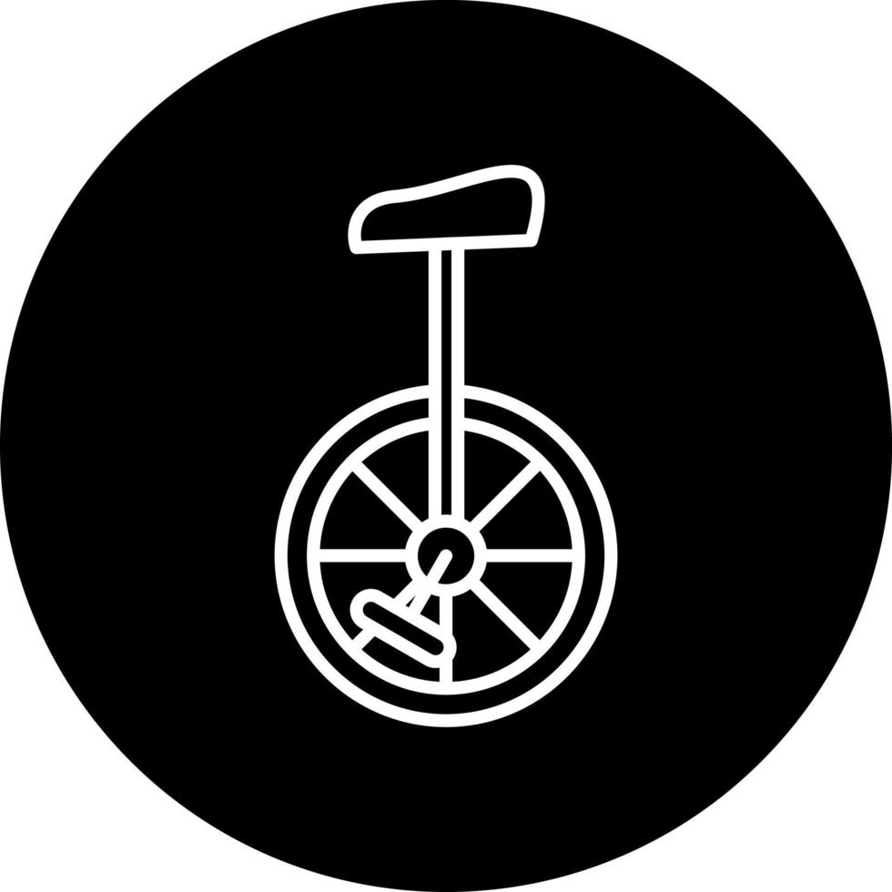 monociclo vettore icona stile